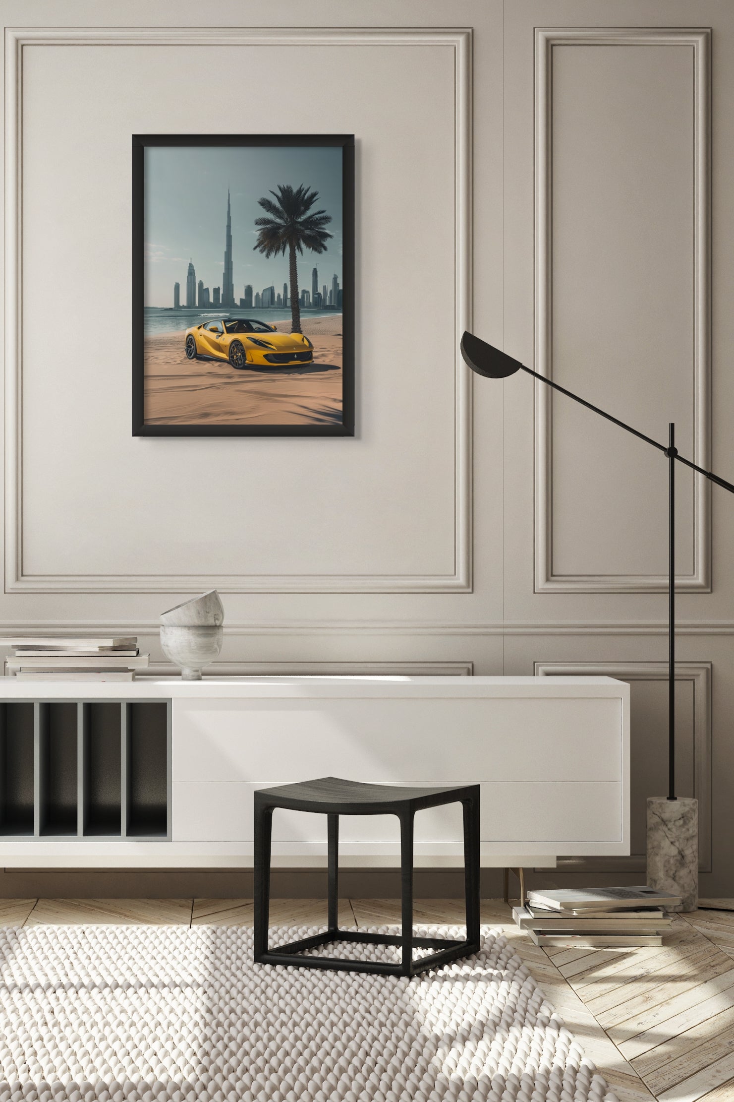 Dubai Desert Drive (Poster) - Future Art Gallery