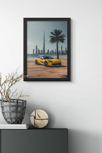 Dubai Desert Drive (Poster) - Future Art Gallery