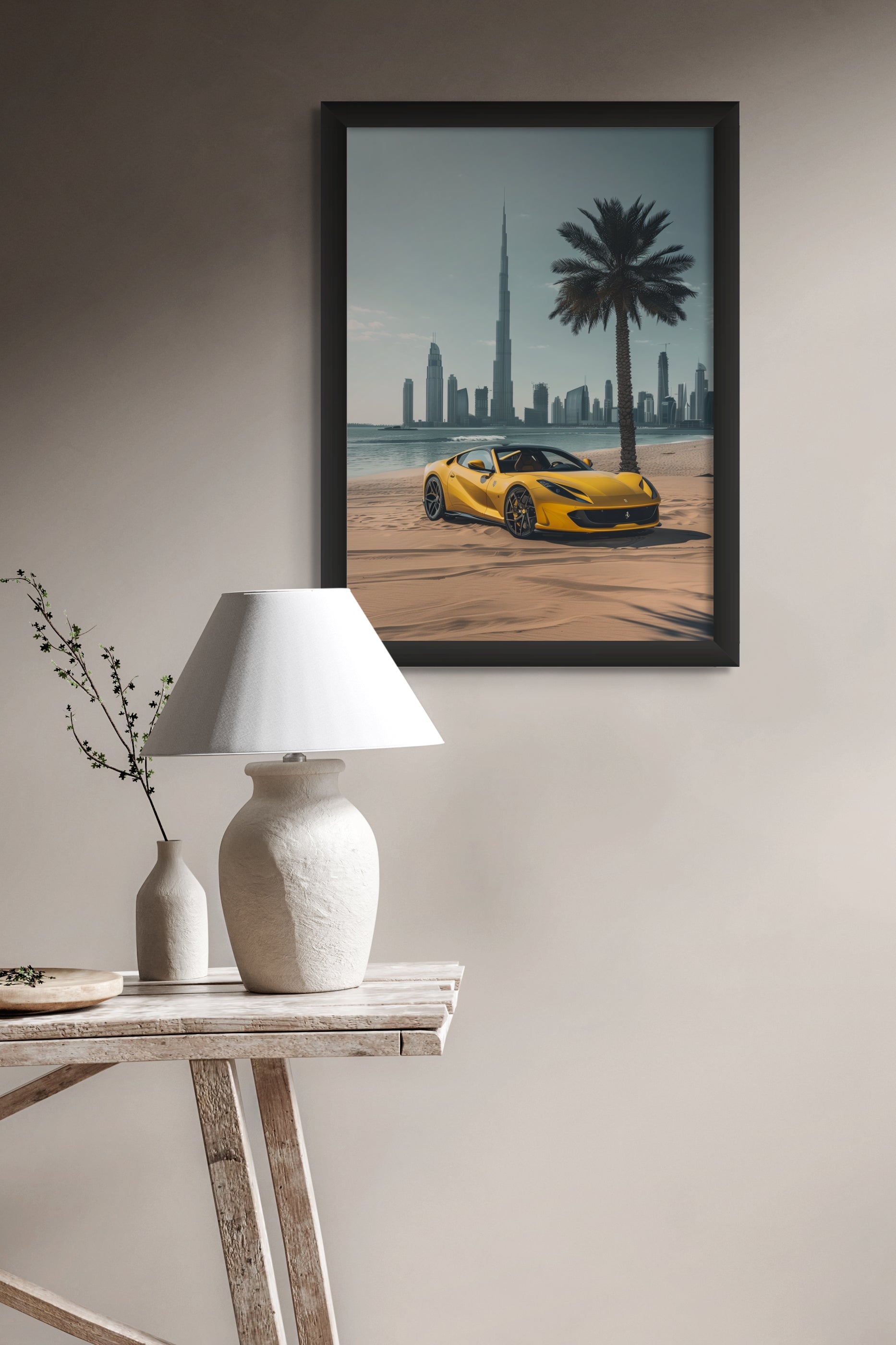 Dubai Desert Drive (Poster) - Future Art Gallery