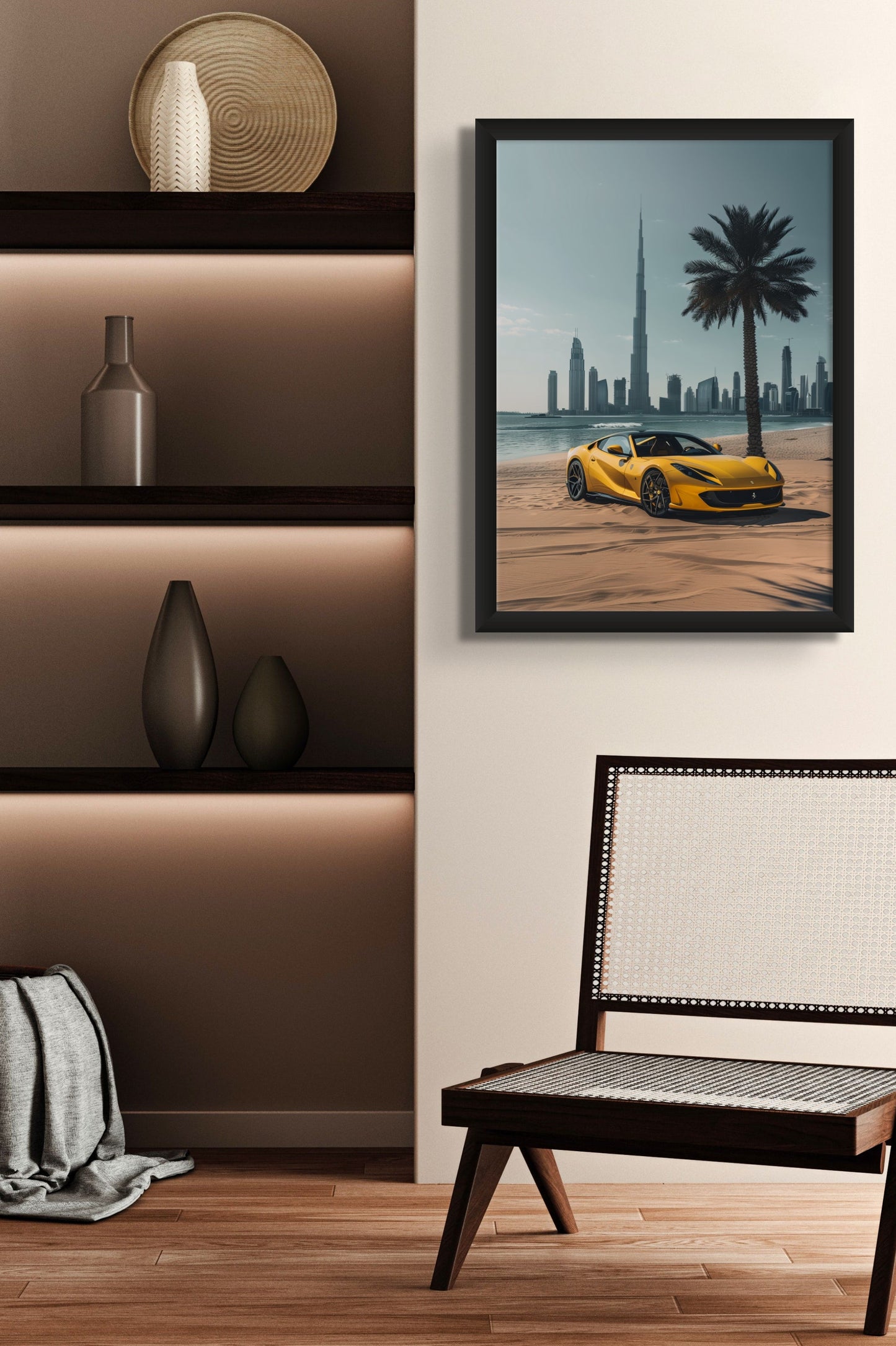 Dubai Desert Drive (Poster) - Future Art Gallery