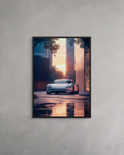 Tesla Sunset